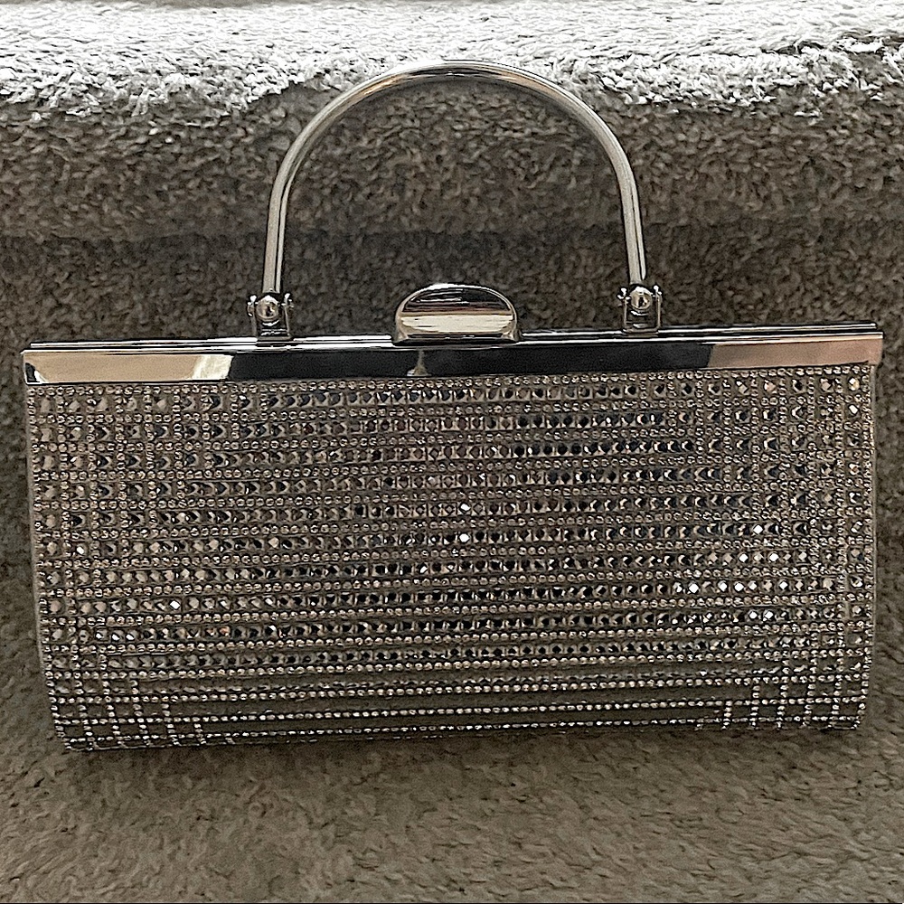 Sparkly Wedding Clutch with Handle